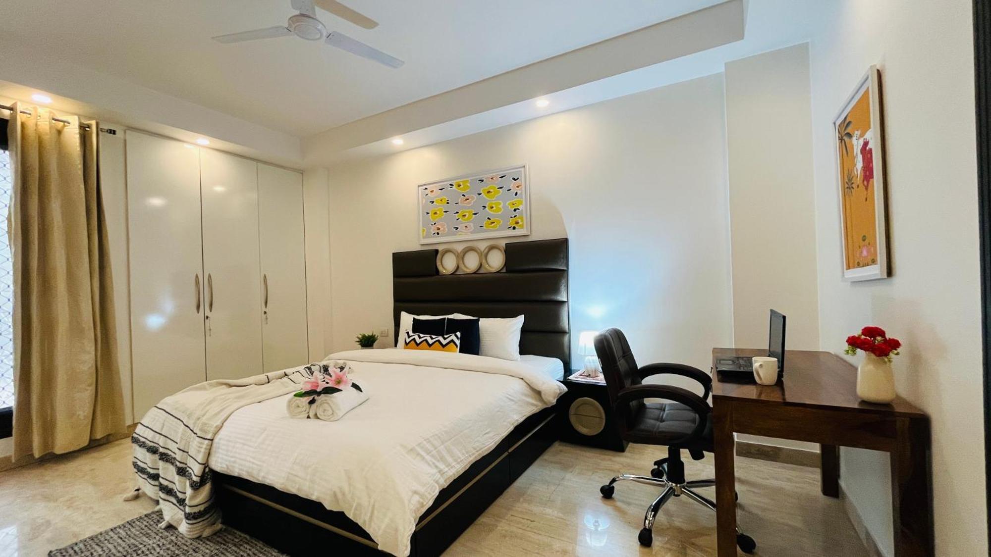 Olive Service Apartments - Greater Kailash Új-Delhi Kültér fotó