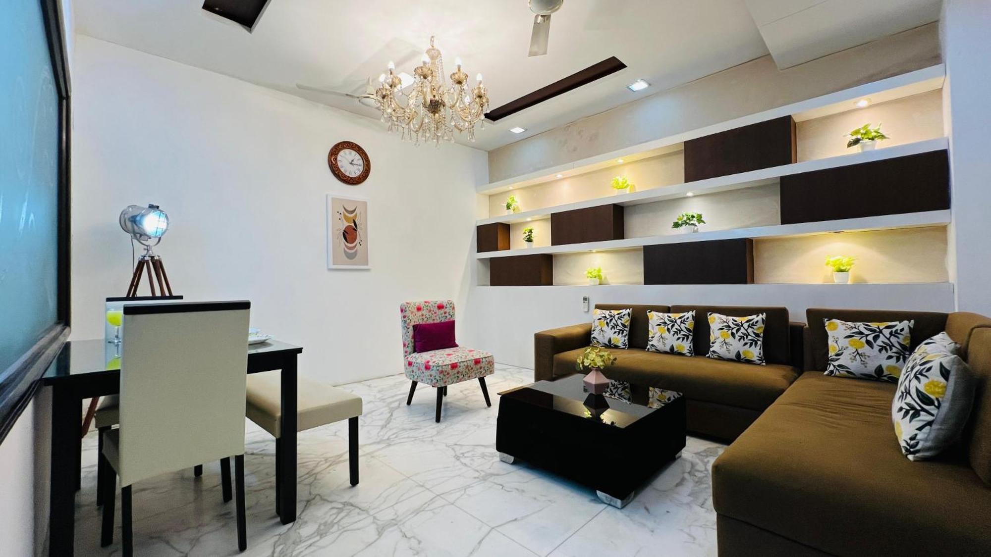 Olive Service Apartments - Greater Kailash Új-Delhi Szoba fotó